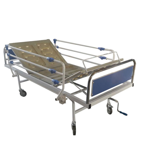 تخت دو شکن بیمارستانی مکانیکی کد AB3